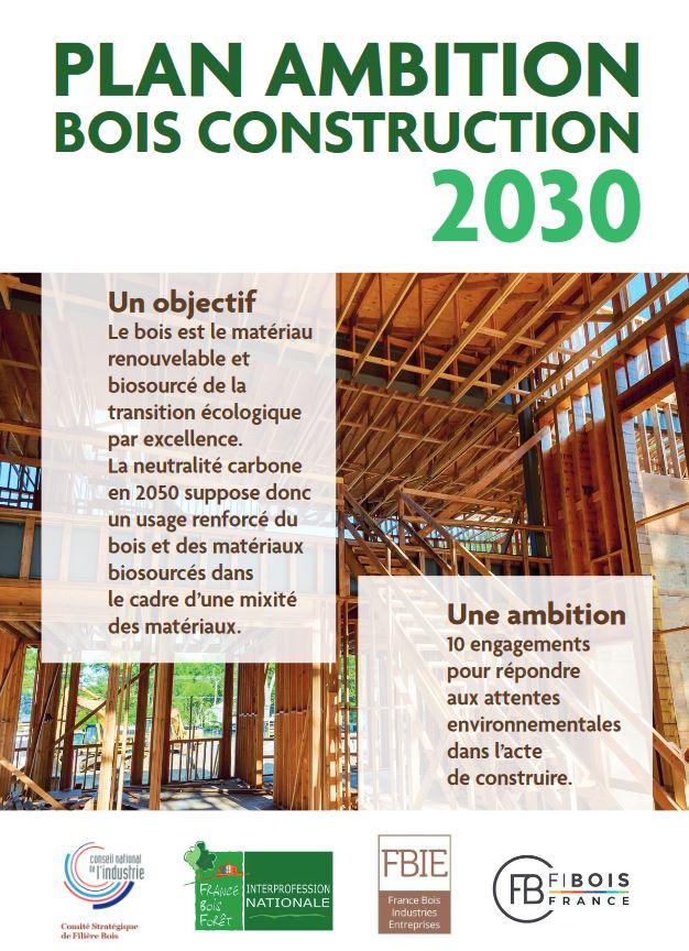 Plan Ambition Bois Construction 2030 Couv