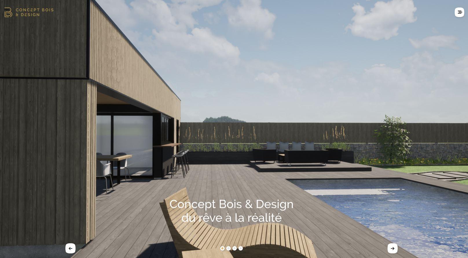 Site Web Concept Bois Design