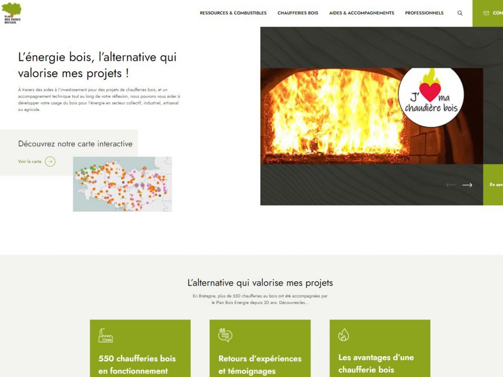 Printscreen Nouveau Site Web