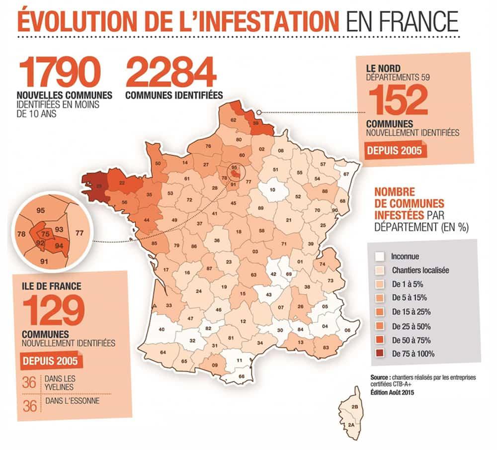 Carte Zone Mérule France 2020 2021 2022