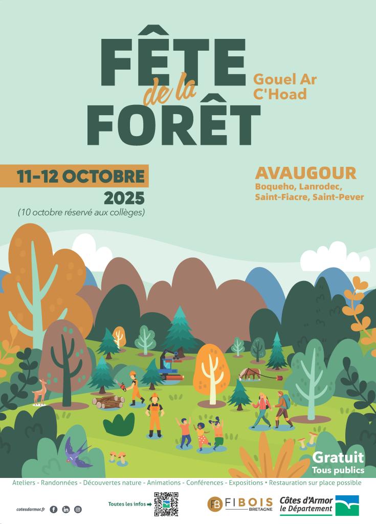 Affiche A3 Fete Foret Bat Repro (004)