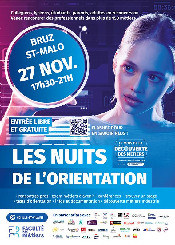 Affiche Nuit Orientation Bruz)