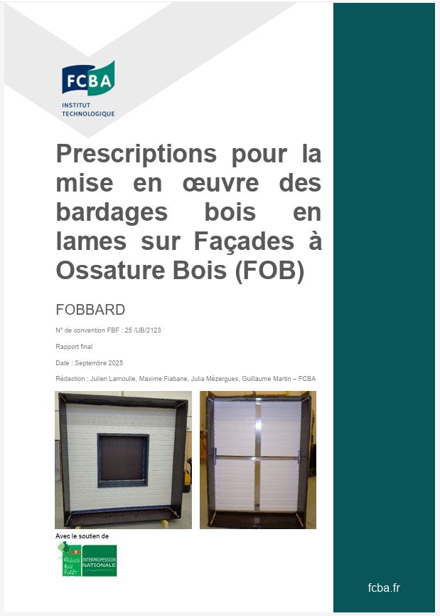 Prescription Bois Pour La Mise En Oeuvre Des Bardages Bois En Lames Sur Fob