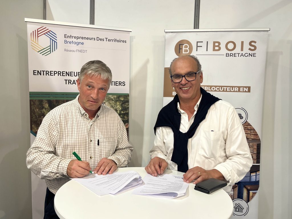 Signature de convention FEDT et Fibois Bretagne - 15 septembre 2026