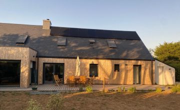 #echopaille #bardagebois #renovationecologique #extensionbois #golfemorbihan 5